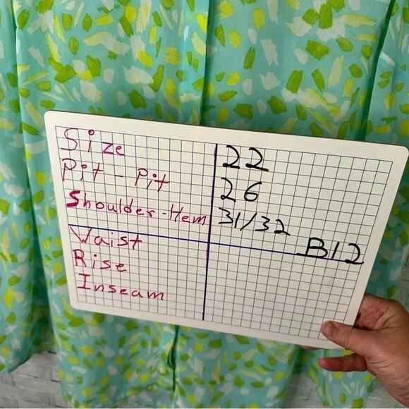 Lane Bryant sheer sleeveless blouse, colorful, business casual top plus size - Picture 9 of 9